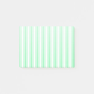 Pastellgrüne und weiße Süßigkeiten Post-it Klebezettel