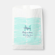 Pastellgrünes Baby in Bloom Monogramm Baby Shower
