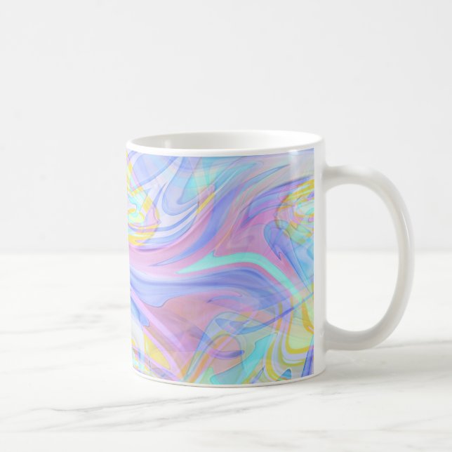Pastellhologramm Kaffeetasse (Rechts)