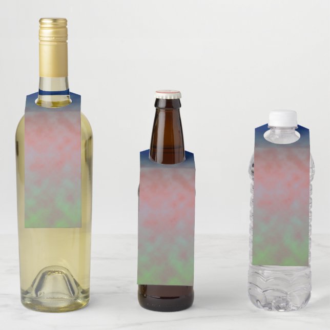 Pastellhorizont Flaschenanhänger (Beispiel)