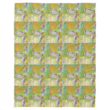 Pastellhummer-große Fleece-Decke