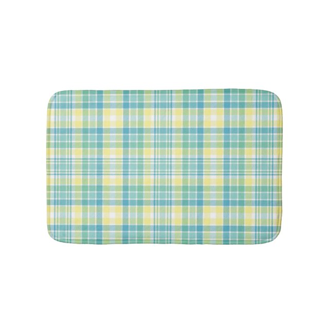 Pastellkariertes Badematte (Vorderseite)