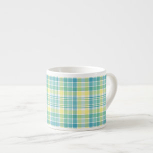 Pastellkariertes Espressotasse