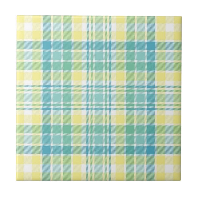 Pastellkariertes Fliese (Vorderseite)