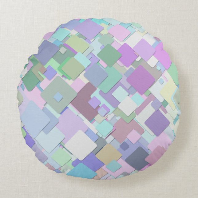 Pastellkissen Rundes Kissen (Vorderseite)