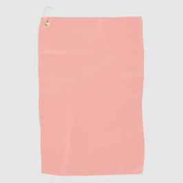 Pastellkorallenriff - Farbe | Classic | elegant Golfhandtuch