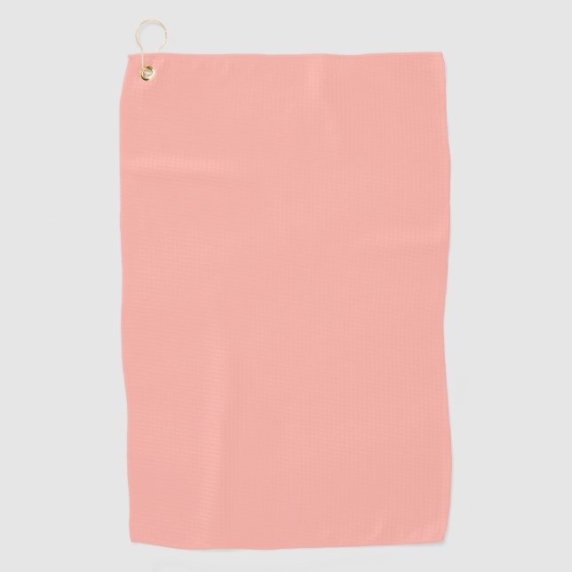 Pastellkorallenriff - Farbe | Classic | elegant Golfhandtuch (Vorderseite)
