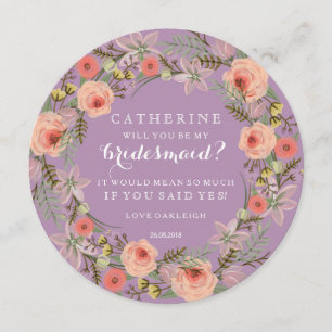 PastellKranz sind Sie meine Flieder der Einladung