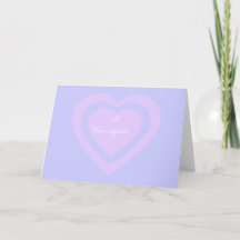 Pastelllavendel und rosa tief empfunden danken