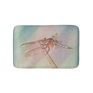 Pastelllibelle Badematte