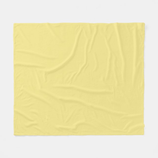 Pastellmais, gelber Hintergrund, bereit zur Anpass Fleecedecke (Vorderseite (Horizontal))