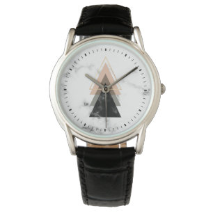 Pastellmarmordruck-Entwurf Armbanduhr