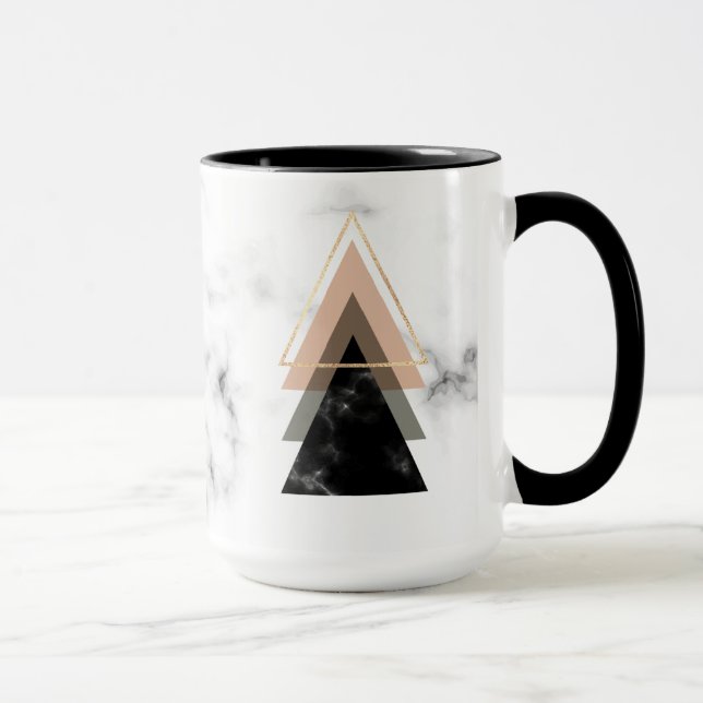 Pastellmarmordruck-Entwurf Tasse (Rechts)
