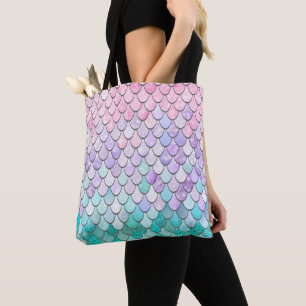 Pastellmeerjungfrau stuft Taschen-Tasche ein Tasche