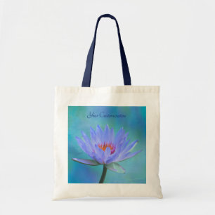 "Pastellmorgen-" Wasser-Lilien-kundenspezifische Tragetasche