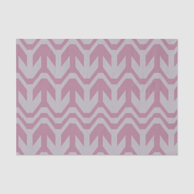 Pastellmuster Lila und blau Doppelwellenmuster Seidenpapier (Vorderseite)
