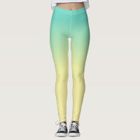 PastellOmbre Leggings - Grün, zum von Steigung