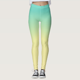 PastellOmbre Leggings - Grün, zum von Steigung
