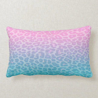 PastellOmbre Leopard Lendenkissen