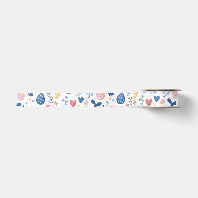 PastellOstern - 1,5" x 2 Yards Satinband (Vorderseite)