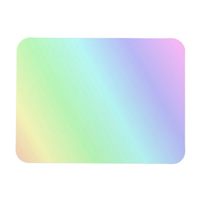 Pastellpalette in mehrfarbigen Pastellfarben, Rege Magnet (Horizontal)