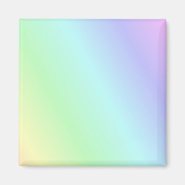Pastellpalette in mehrfarbigen Pastellfarben, Rege Magnet (Vorne)