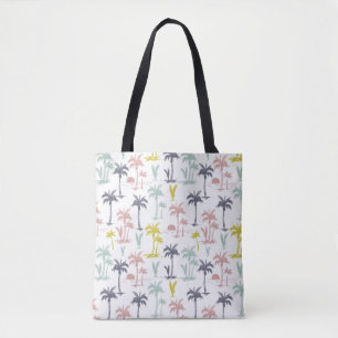 Pastellpalme durch das Strand-Muster Tasche