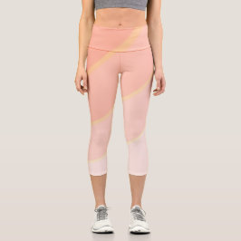 Pastellpastellfarben, wirbeln capri leggings