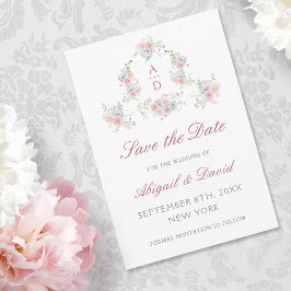 Pastellpeonies Rahmen Hochzeitssache speichern das Save The Date