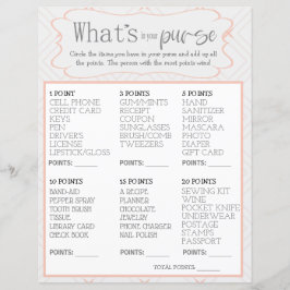 Pastellpfirsich und Creme, was in Ihrer Tasche ist