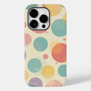 Pastellpolka Dot Retro Multifunktionsdruckmuster m Case-Mate iPhone 14 Pro Hülle