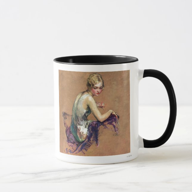 Pastellporträt Tasse (Rechts)