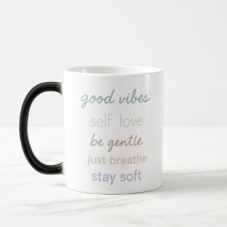 PastellPositive Zitate - Gutes Sehen Selbst Liebe  Verwandlungstasse