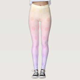 Pastellpunkt-Leggings-Aktivkleidung Leggings