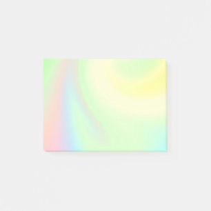 Pastellregenbogen der Farbe Post-it Klebezettel