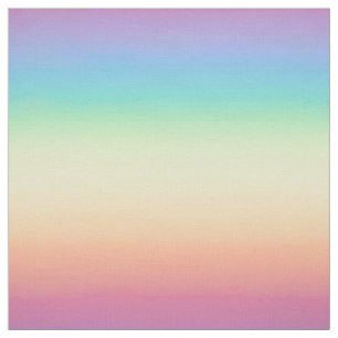 Pastellregenbogen Ombre Stoff