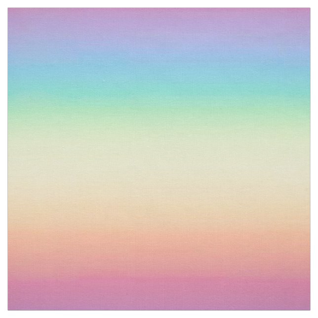 Pastellregenbogen Ombre Stoff (Muster)