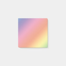 Pastellregenbogen-Post-Itanmerkungen