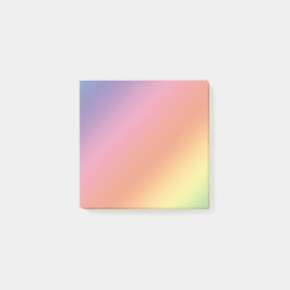 Pastellregenbogen-Post-Itanmerkungen Post-it Klebezettel