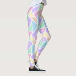 Pastellregenbogenmosaik Leggings
