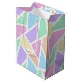 Pastellregenbogenmosaik Mittlere Geschenktüte