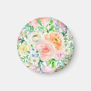Pastellromantischer Garten Magnet