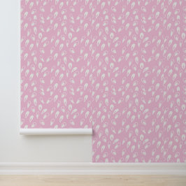Pastellrosa Abstrakte Drops Muster-Tapete Tapete