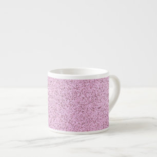 Pastellrosa Betonstruktur Espressotasse