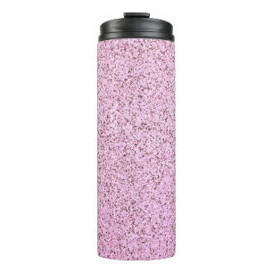 Pastellrosa Betonstruktur Thermosbecher