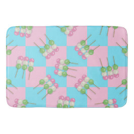 Pastellrosa Blau Kegelter Dango-Badematte Badematte