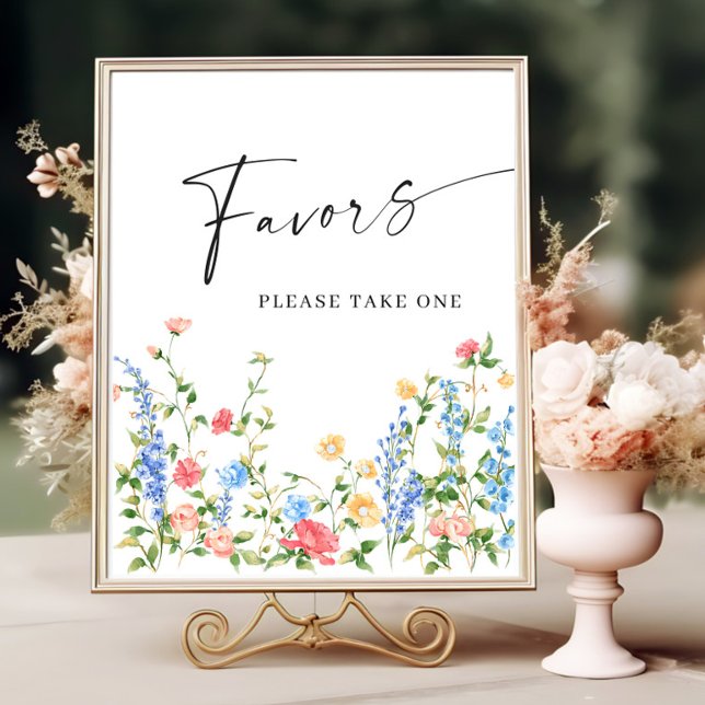 Pastellrosa Bohemische Wildblumen Favoriten Poster (Von Creator hochgeladen)