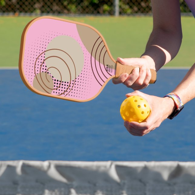 Pastellrosa Carbon Fiber Pickleball Paddel Schläger (InSitu)