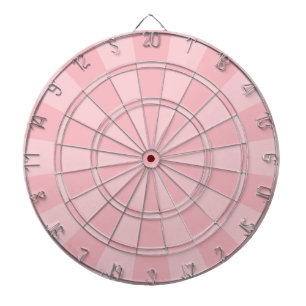 Pastellrosa Dartscheibe