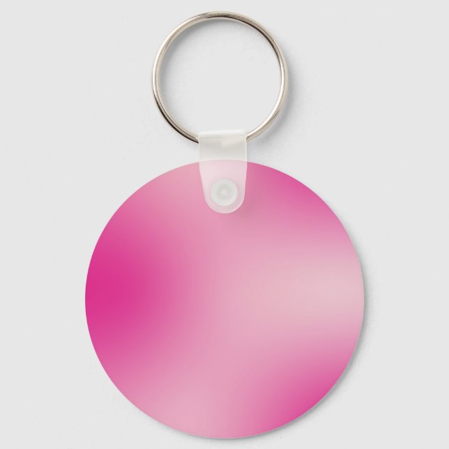 Pastellrosa Farben Abstrakt Blur Gradient Ombre Schlüsselanhänger (Vorderseite)